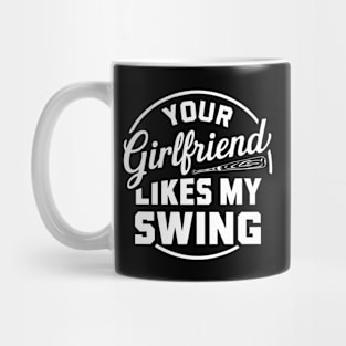 Baseball Girlfriend Quote Mug